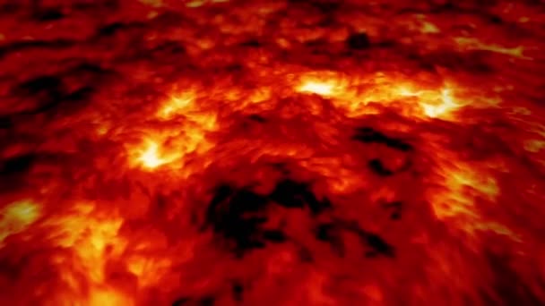 L'animation coulant de lave 