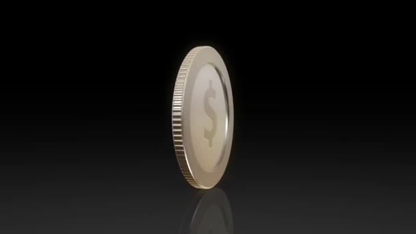 Concepto de moneda virtual para moneda de internet — Vídeos de Stock