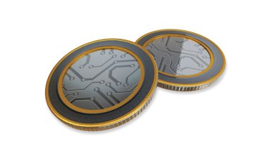 Beyaz dijital max paralar