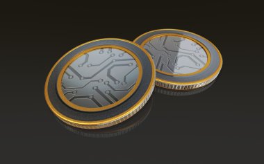 Dijital max paralar siyah