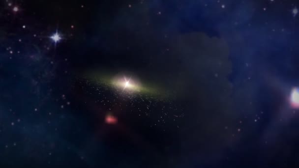 Bel effet galaxie en arrière-plan spatial 