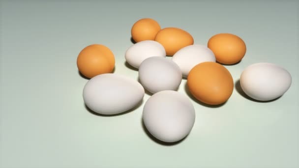 Фон пасхальных яиц — стоковое видео