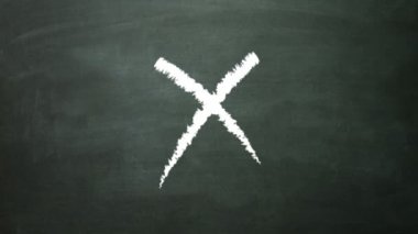 Evet ve yazı tahtası üzerinde hiçbir kavram