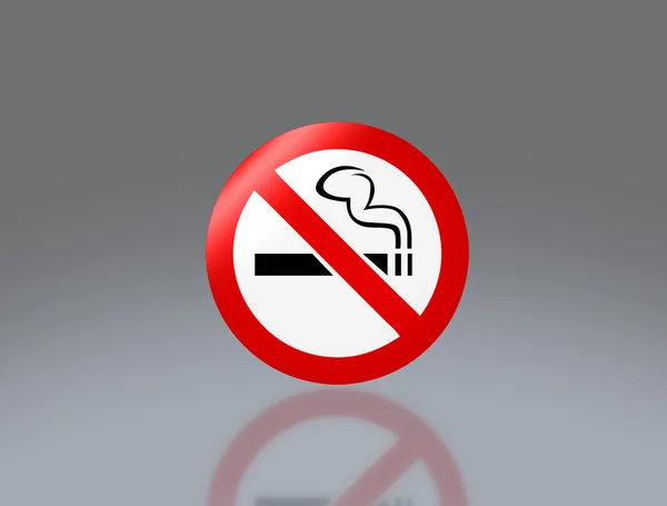 Rökförbud skyltning — Stockfoto