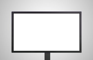 Masaüstü monitör ekran beyaz ekran