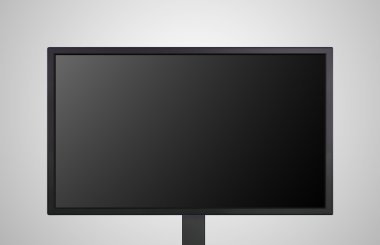Masaüstü monitör ekran siyah ekran