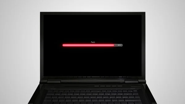 Laptop οθόνη με αποτυγχάνουν — Φωτογραφία Αρχείου