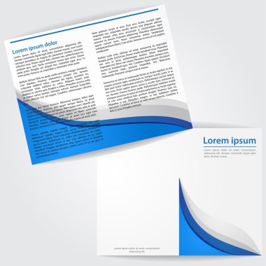 Broşür tasarım şablonu vektör