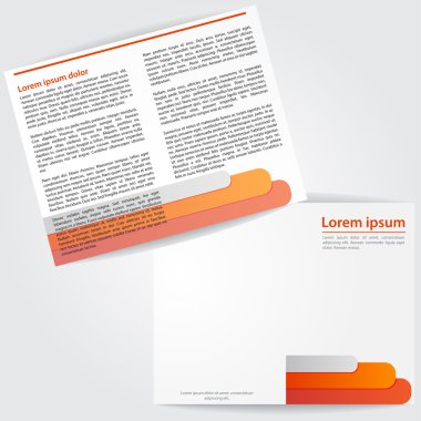 Broşür tasarım şablonu vektör