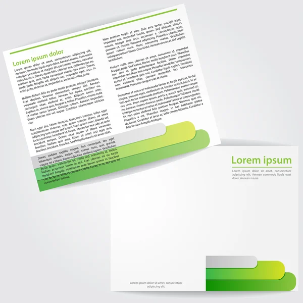 Broşür tasarım şablonu vektör