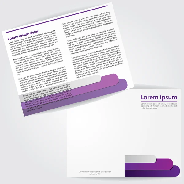 Broşür tasarım şablonu vektör