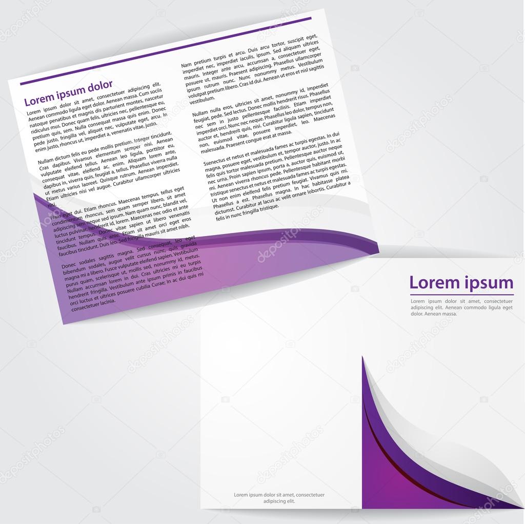Brochure Design Template Vector