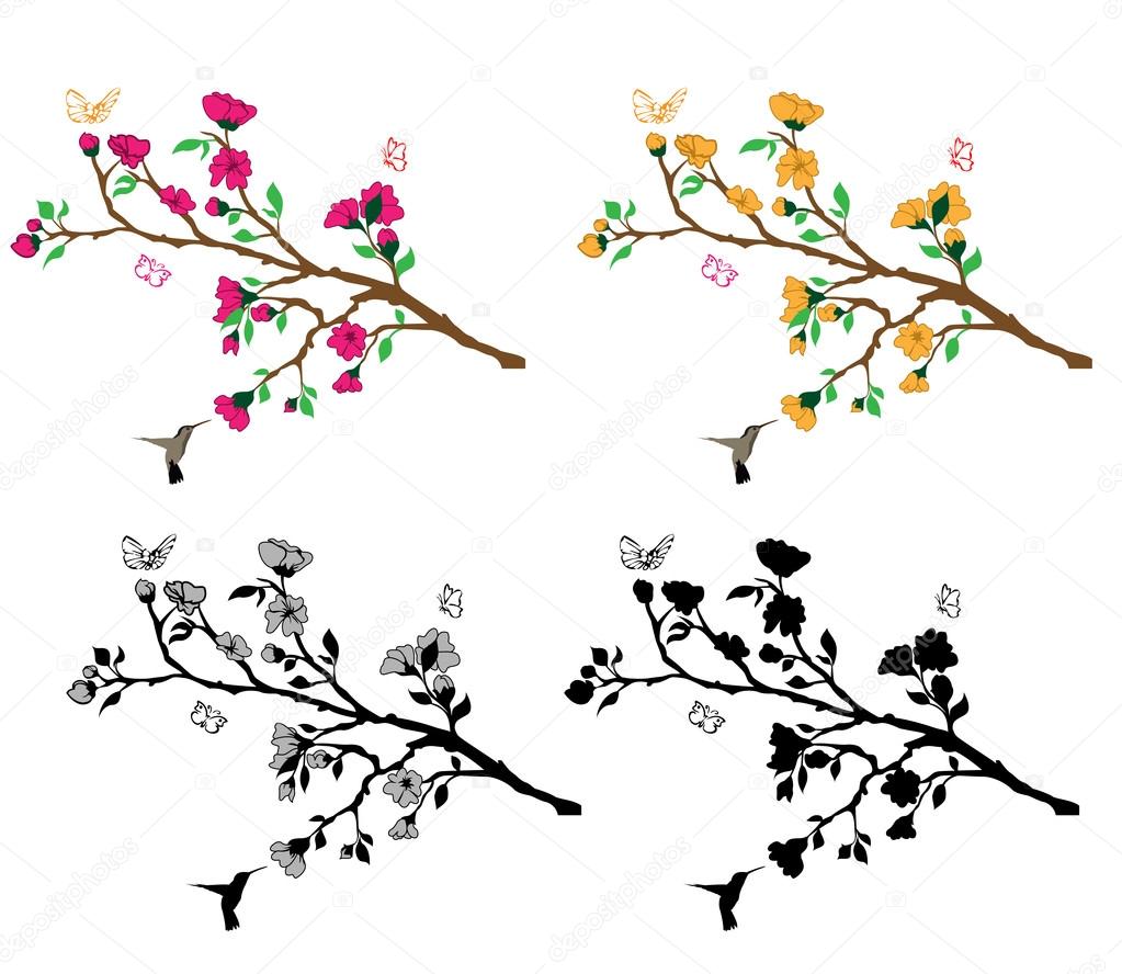 Tree Wall Decal ⬇ Vector Image by © rizwanali3d Vector Stock 21191983