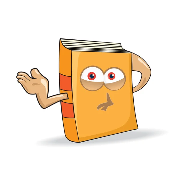 Vector Book Mascot — Stock Vector