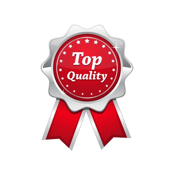 Top-Qualität Silberplatinrotes Siegel — Stockvektor