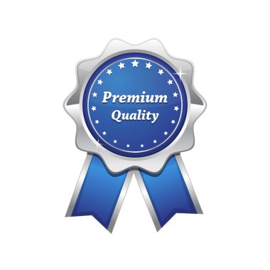 Premium Kalite mavi mühür vektör simgesi