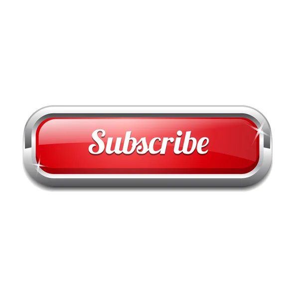 Glossy Subscribe Tag Button — Stock Vector