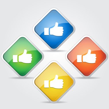 vektör simgesi gibi parlak