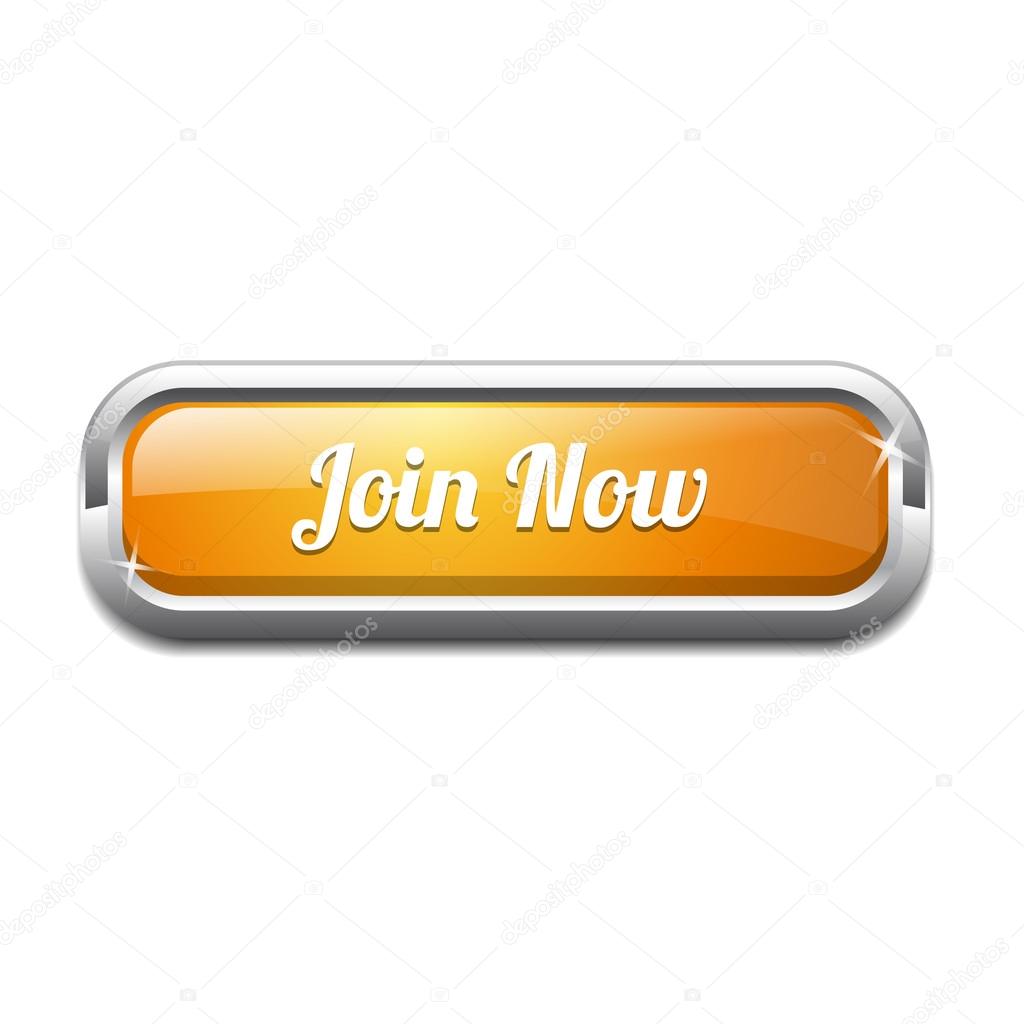 Join Now Rounded Corner Vector Icon Button