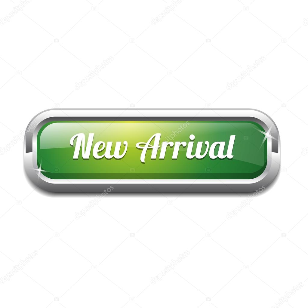 New Arrival Rectangular Vector Button Icon