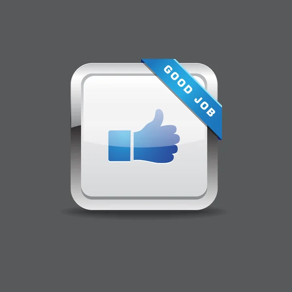 Good Job Thumbs Up Icon — Stock Vector