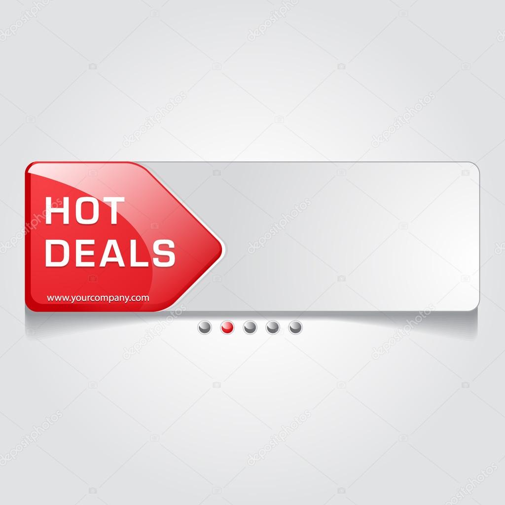 Hot Deal Vector Banner
