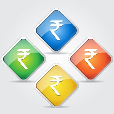 Hint Rupisi vektör düğmesini