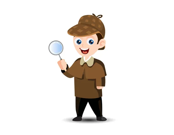 Detective Mascota — Vector de stock