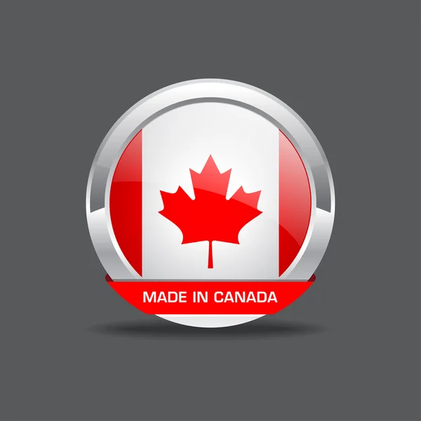 Canada Flag Vector Icon — Stock Vector