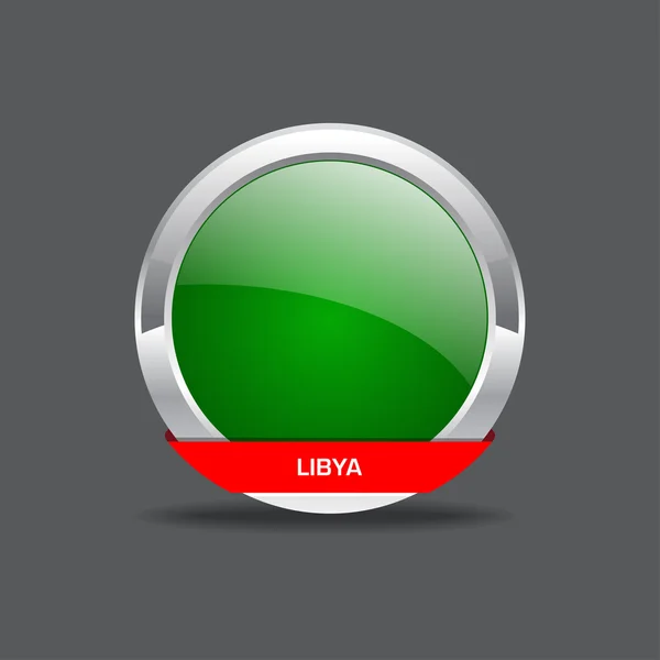 Libia Steag Vector Icon — Vector de stoc