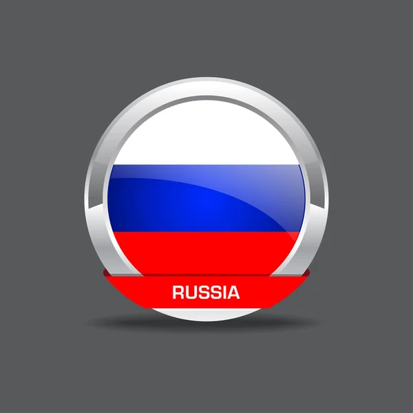 Russland Flagge Vektor Symbol — Stockvektor