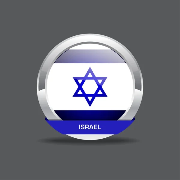 Israël vlagpictogram vector — Stockvector