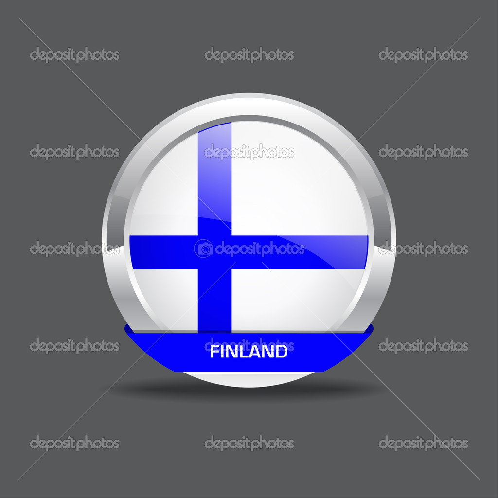 Finland Flag Vector Icon