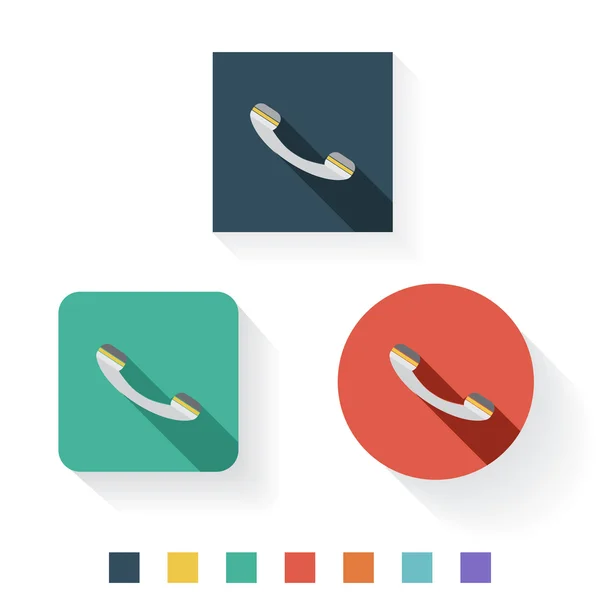 Flaches Icon-Design nennen — Stockvektor