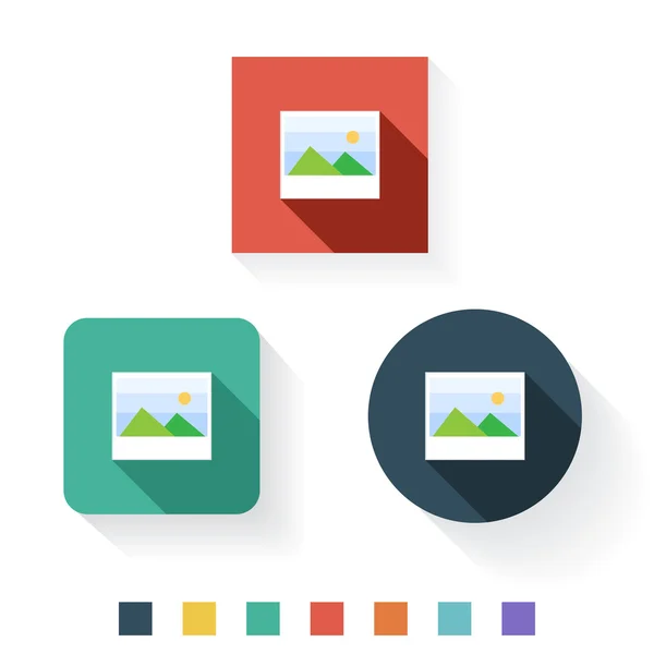 Imagem Flat Icon Design —  Vetores de Stock