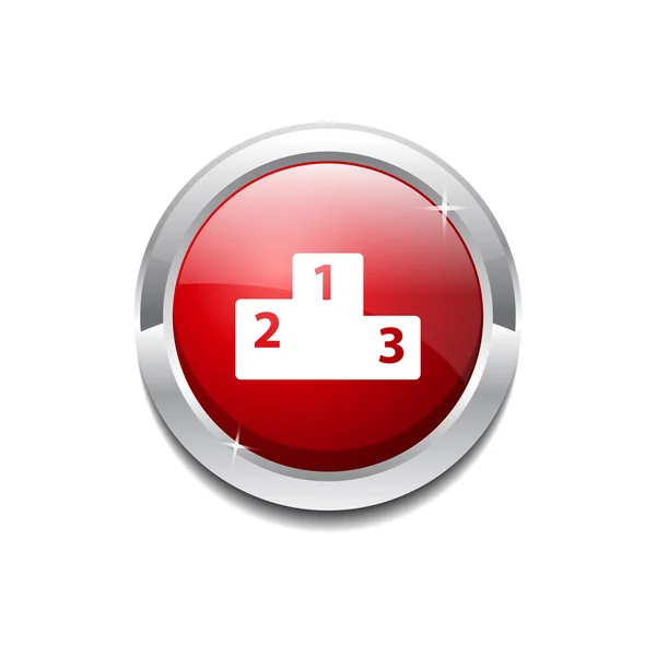 Tablero de puntuación Circular Vector Red Web Botón icono — Vector de stock