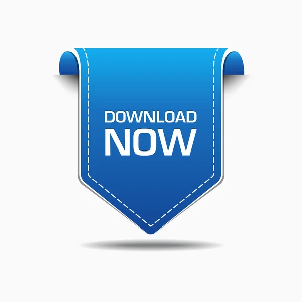 Descargar ahora Blue Label Icon Vector Design — Vector de stock