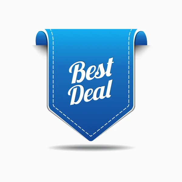 Best Deal Blue Label Icon Icon Vector Design — стоковый вектор