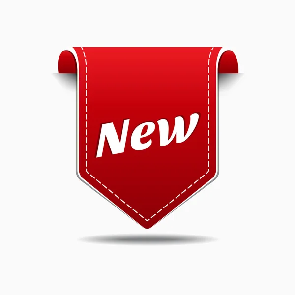 Nuova collezione Red Label Icon Vector Design — Vettoriale Stock