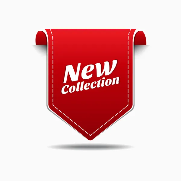 Nuova collezione Red Label Icon Vector Design — Vettoriale Stock