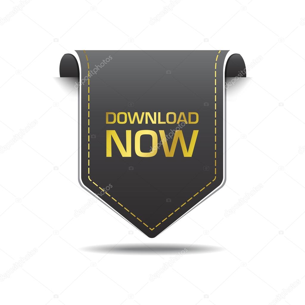 Download Now Gold Black Label Icon Vector Design