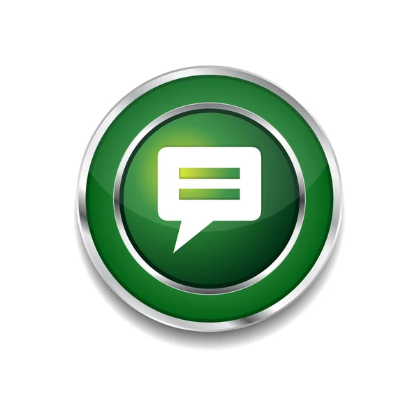 Restablecer Circular Vector Verde Web icono Botón — Archivo Imágenes Vectoriales