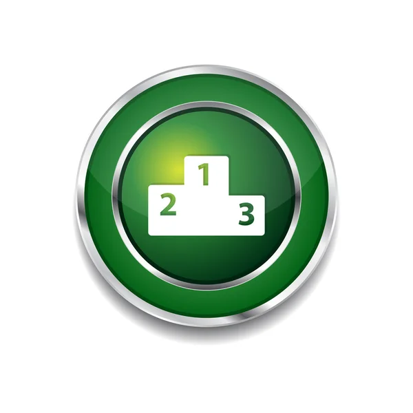 Score Board kreisförmiger Vektor grüne Web-Icon-Taste — Stockvektor