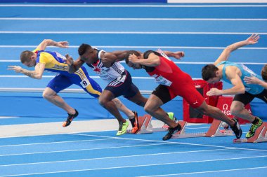 kapalı Avrupa Atletizm Şampiyonası 2013. Ganalı taşındığı harry