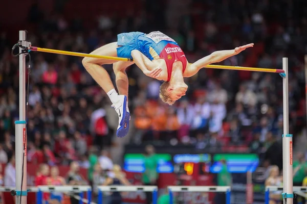 ヨーロッパ屋内陸上競技選手権 2013年.dimitry セミョーノフ — ストック写真