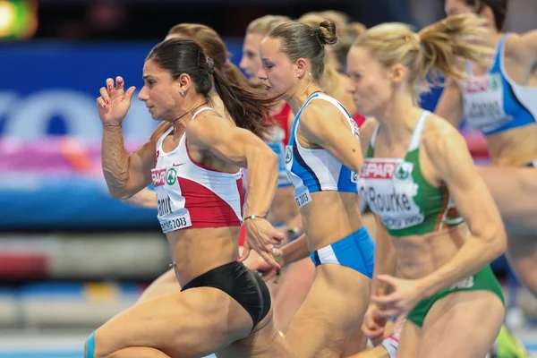 European Indoor Athletics Championship 2013. Nevin Yanit — Stock Photo, Image
