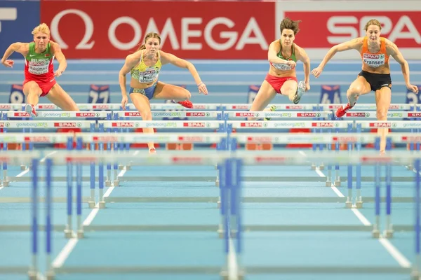 Kapalı Avrupa Atletizm Şampiyonası 2013. remona fransen — Stok fotoğraf