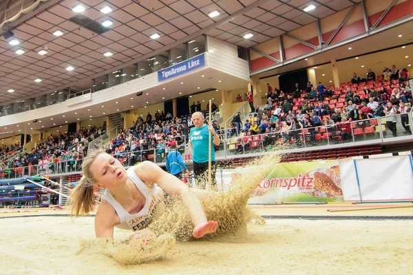 Gugl Indoor 2013. Lisa-Ferguson — Stockfoto