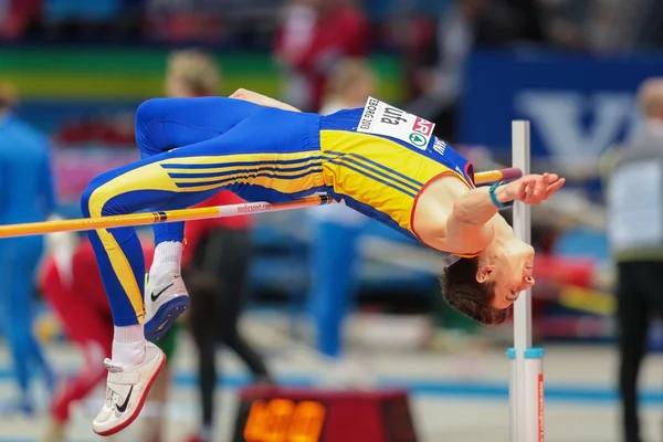 Campeonato Europeu de Atletismo Indoor 2013. Alexandru Tufa — Fotografia de Stock