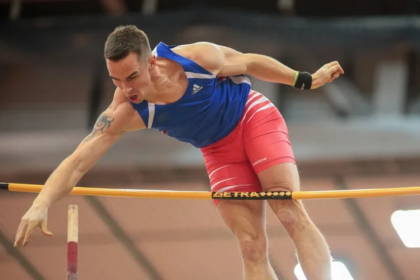 Gugl Indoor 2013. Lucas Bechyne — Stockfoto